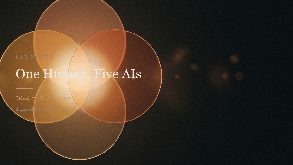 One Human, Five AIs — Lab Notes cover