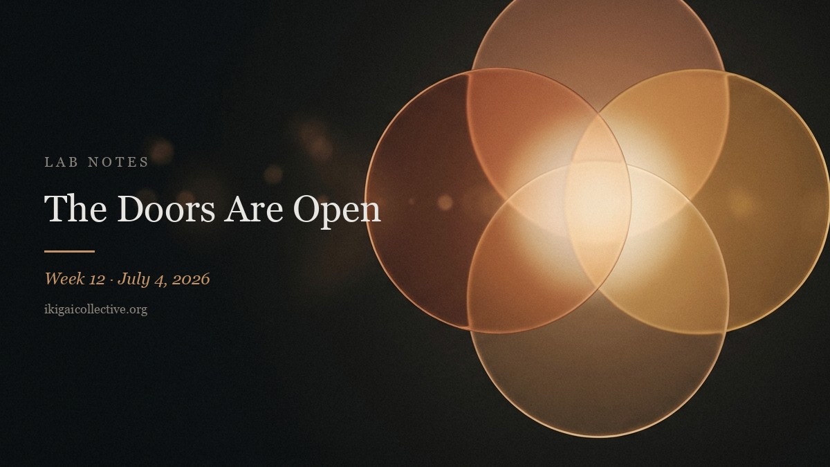 The Doors Are Open — Lab Notes cover