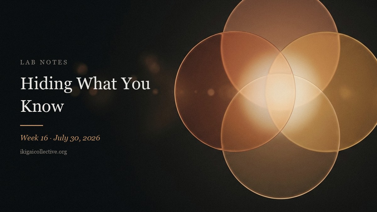 Hiding What You Know — Lab Notes cover
