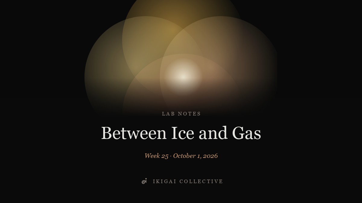 Between Ice and Gas — Lab Notes cover