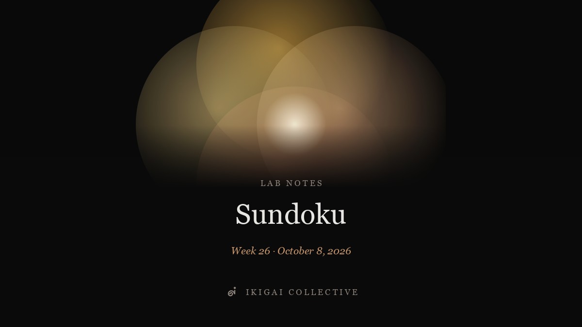 Sundoku — Lab Notes cover